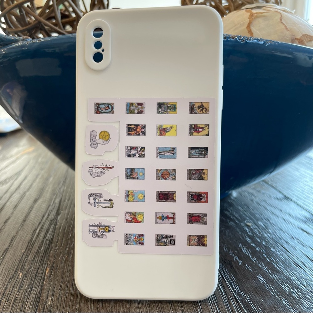 White Tarot iPhone XS Max case